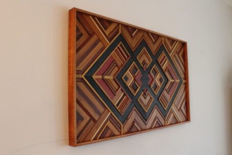 quadro mosaico em marchetaria