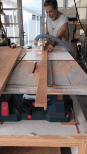 moldura finalizada com usinagem da tupia