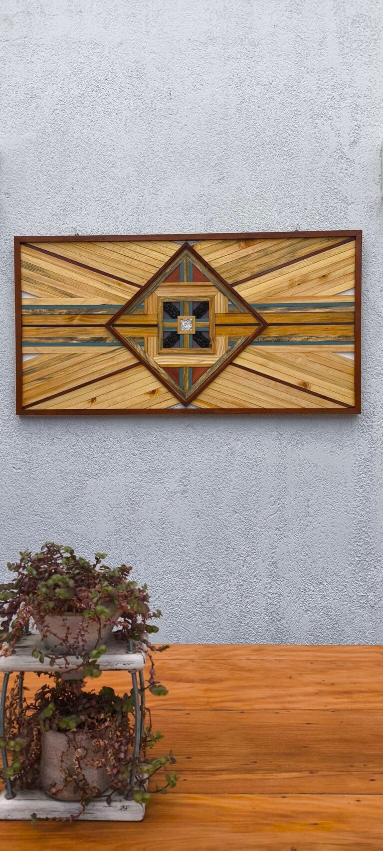 Portal - Arte autoral quadro mosaico marchetaria autoral Ateliê Da'Rua