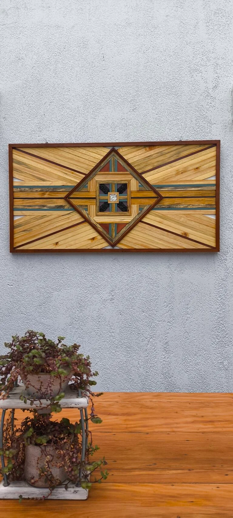 Portal - Arte autoral quadro mosaico marchetaria autoral Ateliê Da'Rua