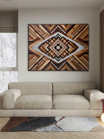 Horizonte  – Quadro Mosaico em Marchetaria